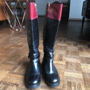 Tory Burch Leather Riding Boots